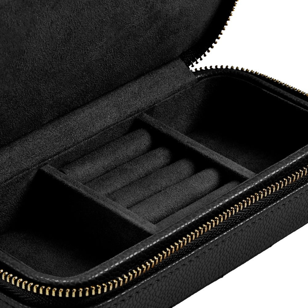 WOLF Lauren Medium Jewelry Box Black 349702