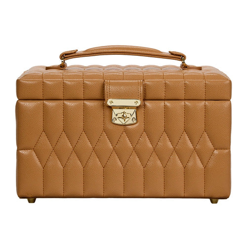 WOLF Lauren Medium Jewelry Box Caramel 349707