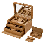 WOLF Lauren Medium Jewelry Box Caramel 349707