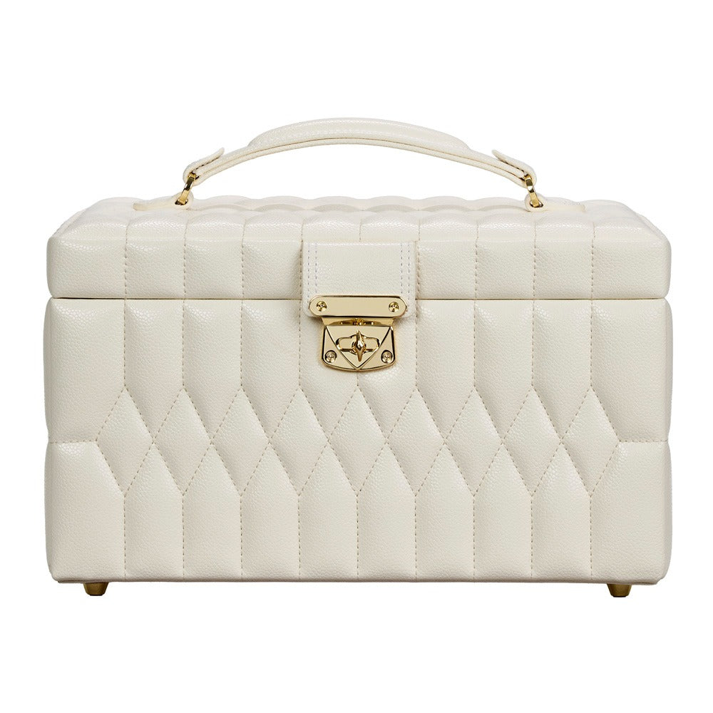 WOLF Lauren Medium Jewelry Box Ivory 349752