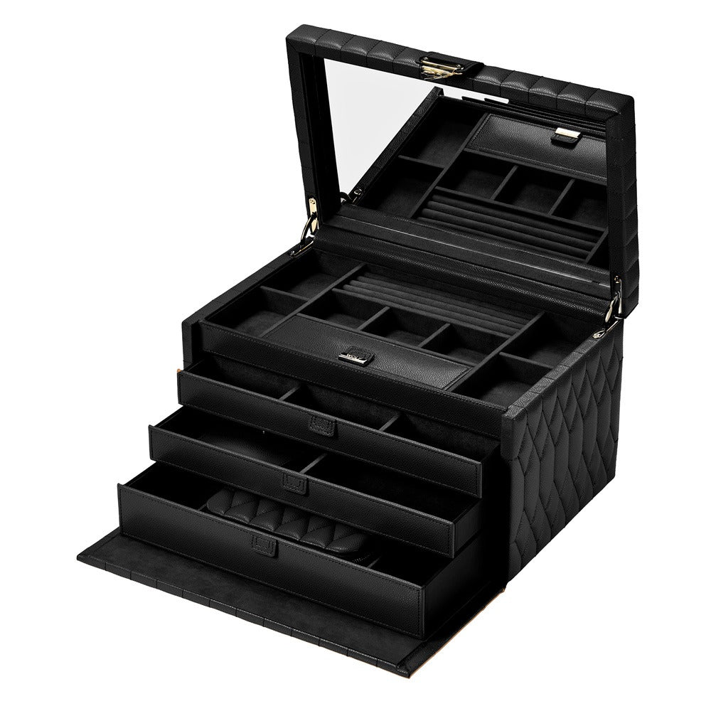WOLF Lauren Large Jewelry Box Black 349802