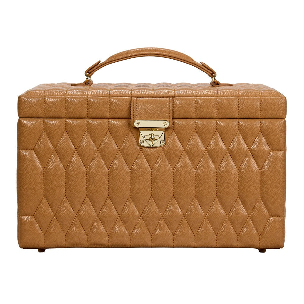 WOLF Lauren Large Jewelry Box Caramel 349807