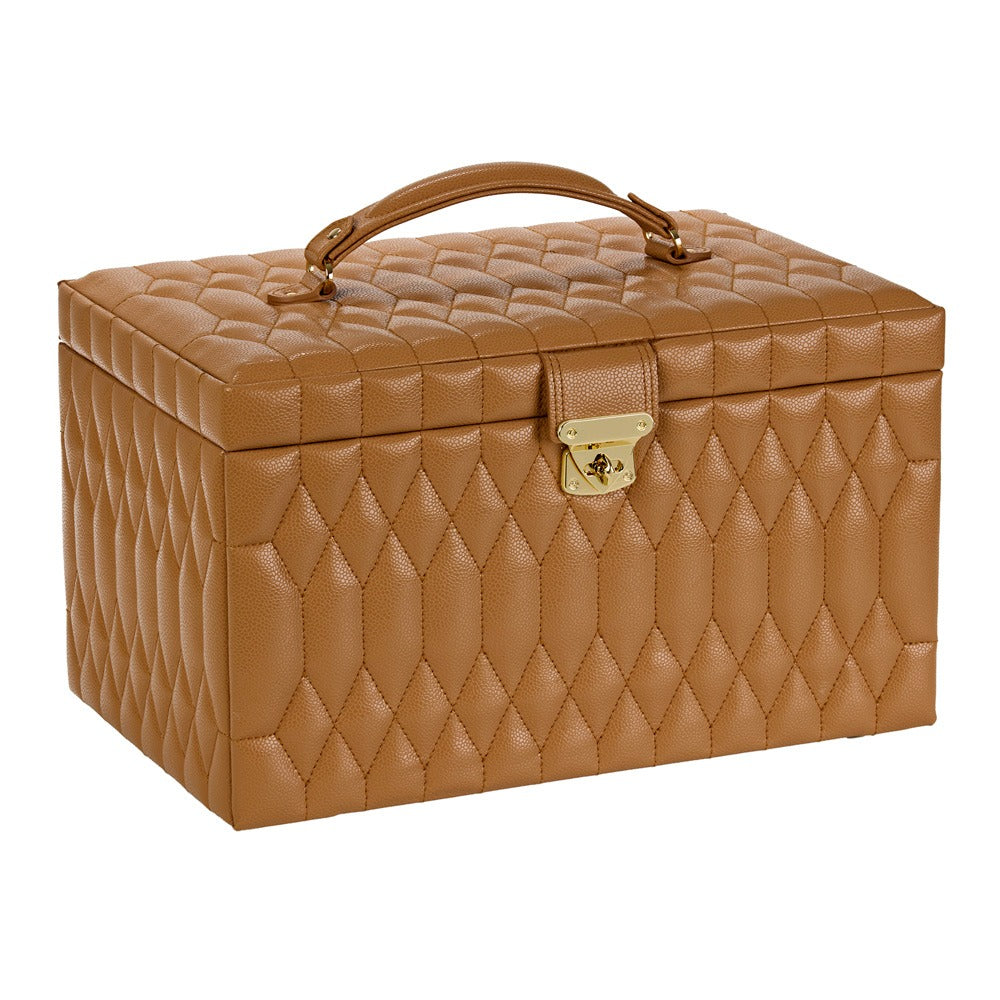 WOLF Lauren Large Jewelry Box Caramel 349807