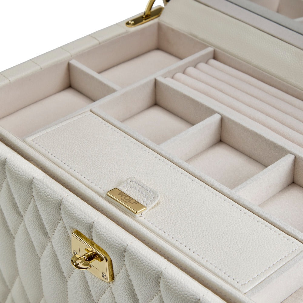 WOLF Lauren Large Jewelry Box Ivory 349852