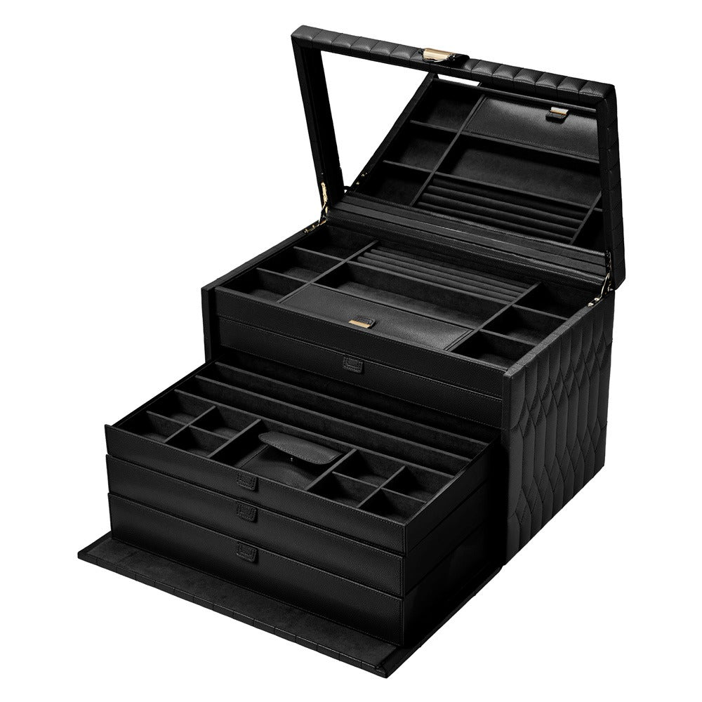 WOLF Lauren Extra Large Jewelry Box Black 349902