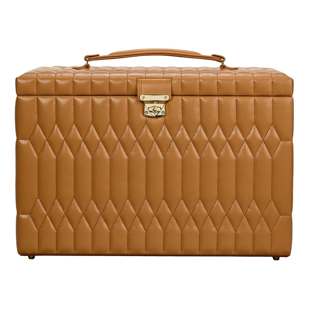 WOLF Lauren Extra Large Jewelry Box Caramel 349907