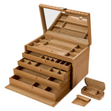 WOLF Lauren Extra Large Jewelry Box Caramel 349907