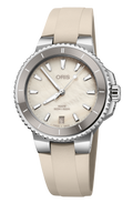 Oris Aquis Date 36.50mm White Dial Women's Watch 01 733 7792 4151-07 4 19 61FC
