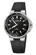 Oris Aquis Date 36.5mm Black Dial Women's Watch 01 733 7792 4154-07 4 19 64FC