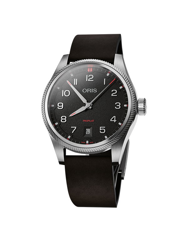 Oris ProPilot Date 41mm Black Dial Men's Watch 01 733 7805 4164-07 6 20 14LC