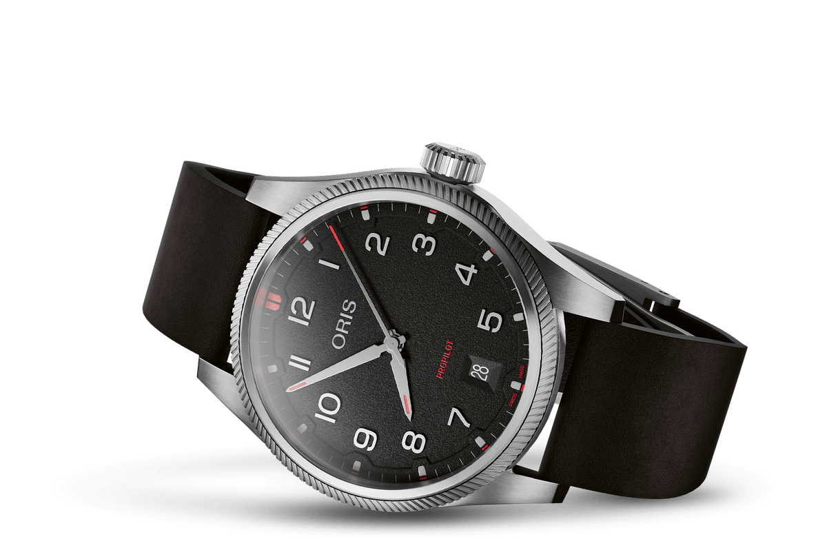 Oris ProPilot Date 41mm Black Dial Men's Watch 01 733 7805 4164-07 6 20 14LC