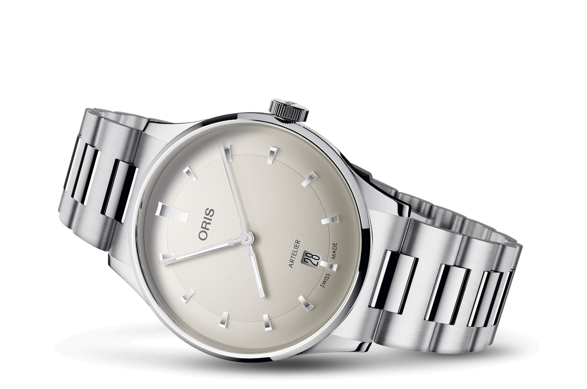 Oris Artelier Date 38mm White Dial Men's Watch 01 733 7810 4051-07 8 20 20