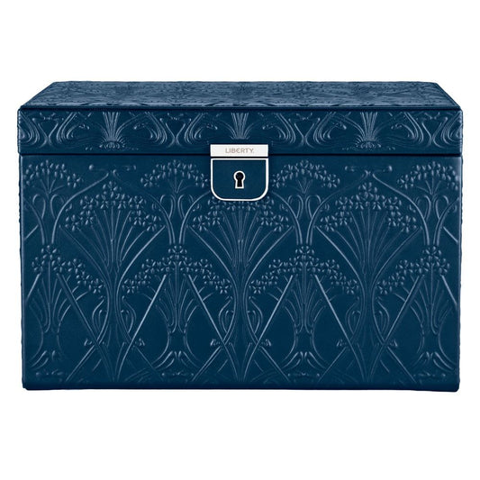 WOLF X LIBERTY All Over Ianthe Large Jewelry Box - Navy 381017