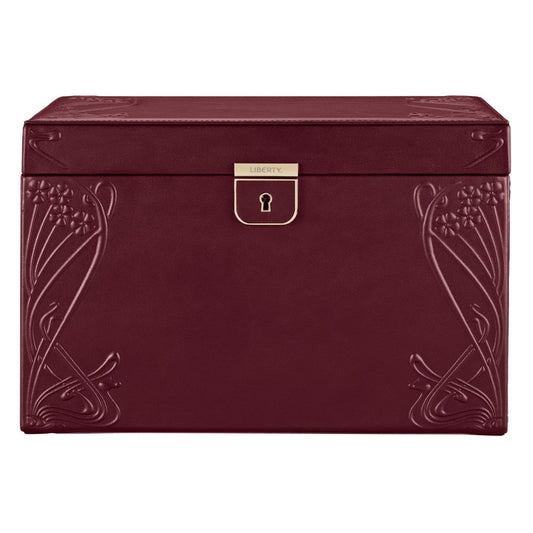 WOLF X LIBERTY Ianthe Large Jewelry Box - Burgundy 381027
