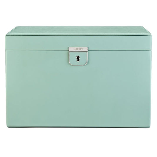 WOLF x LIBERTY Julia Interior Print Large Jewelry Box - Sage Green 381051