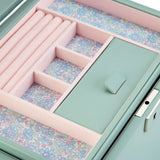 WOLF x LIBERTY Julia Interior Print Large Jewelry Box - Sage Green 381051