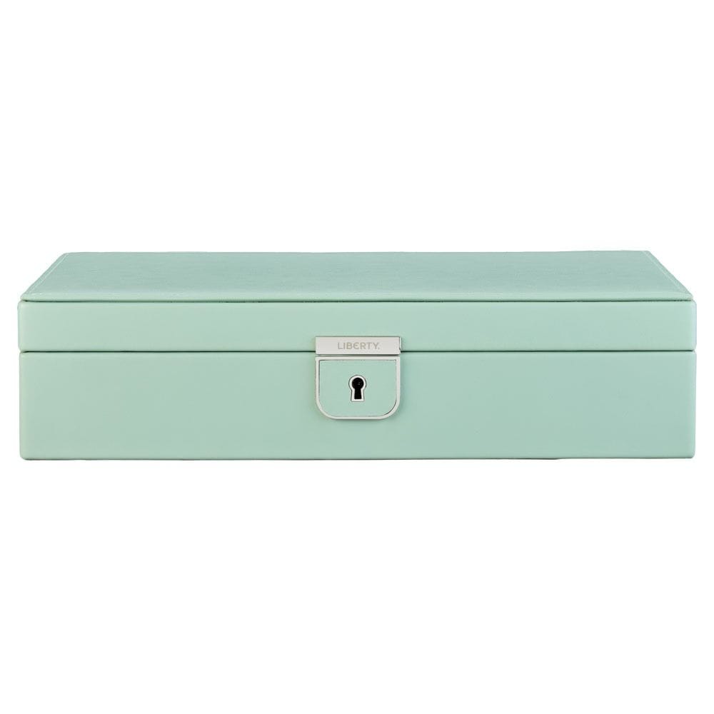 WOLF X LIBERTY Julia Interior Print Medium Jewelry Box - Sage Green 381151