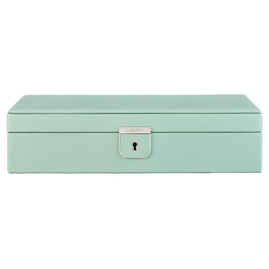 WOLF X LIBERTY Julia Interior Print Medium Jewelry Box - Sage Green 381151