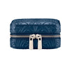 WOLF X LIBERTY All Over Ianthe Small Travel Jewelry Zip Case - Navy 381317