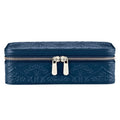 WOLF X LIBERTY All Over Ianthe Medium Jewelry Zip Case - Navy 381217