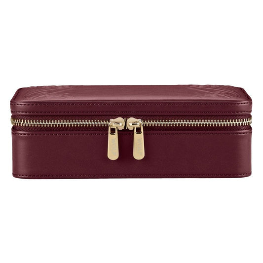 WOLF X LIBERTY Ianthe Medium Jewelry Zip Case - Burgundy 381227