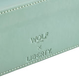 WOLF X LIBERTY Julia Interior Print Medium Jewelry Zip Case - Sage Green 381251