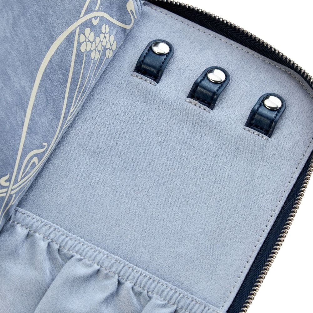 WOLF X LIBERTY All Over Ianthe Travel Jewelry Portfolio - Navy 381417
