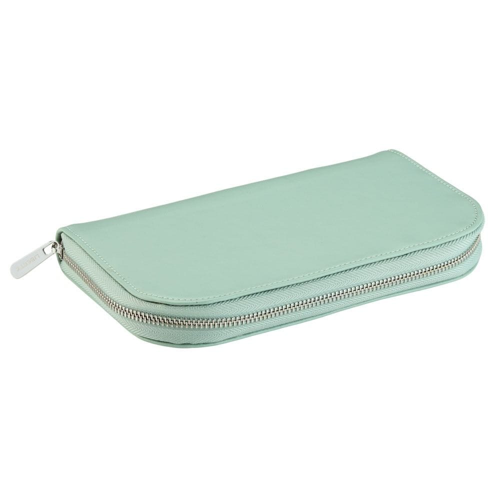 WOLF X LIBERTY Julia Interior Print Travel Jewelry Portfolio - Sage Green 381451