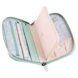 WOLF X LIBERTY Julia Interior Print Travel Jewelry Portfolio - Sage Green 381451