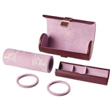 WOLF X LIBERTY Ianthe Triple Watch Roll - Burgundy 381527