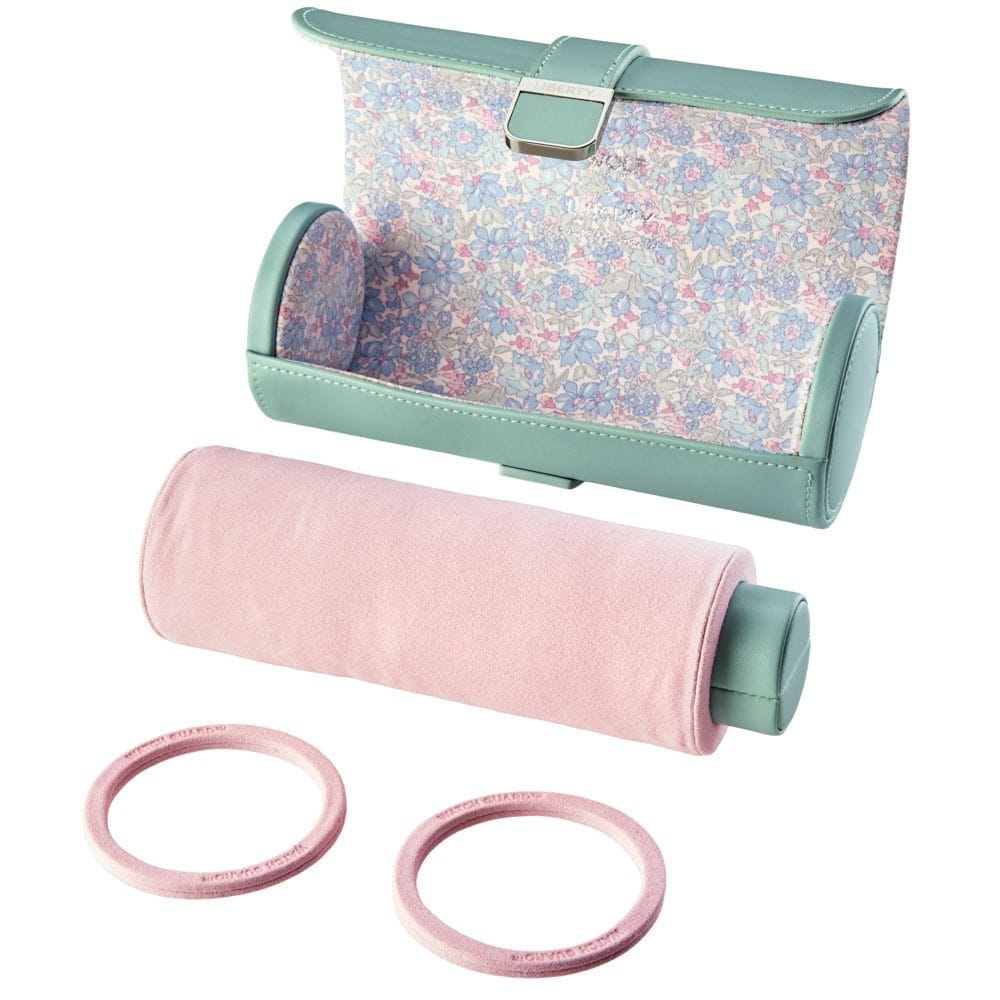 WOLF X LIBERTY Julia Interior Print Triple Watch Roll - Sage Green 381551