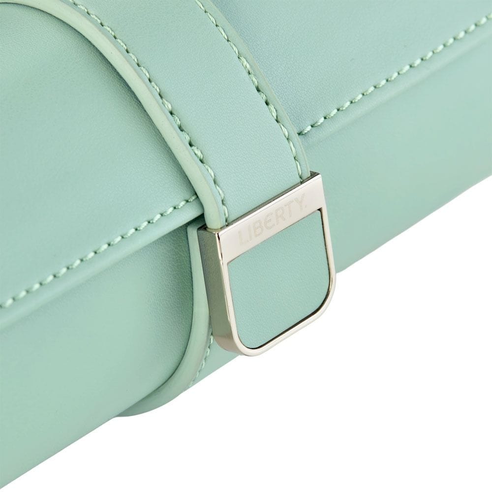 WOLF X LIBERTY Julia Interior Print Triple Watch Roll - Sage Green 381551