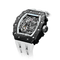 Tsar Bomba Elemental Carbon 43mm Black Skeleton Dial Men's Watch TB8208CF-40