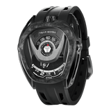 Tsar Bomba Reactor Carbon 44mm Black Dial Men's Watch TB8213A(1+1)-06