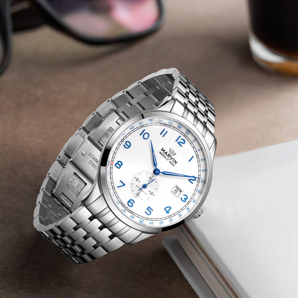 Marvin Expectation 41mm White Dial Men's Watch M165.13.25.11