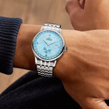 Marvin Other 41mm Ice Blue Guilloché Dial Men's Watch M135.13.04.11