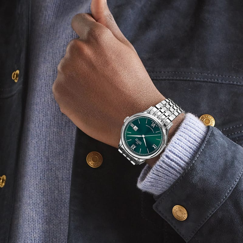 Marvin Malton Round 41mm Green Dial Men's Watch M117.13.72.11