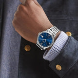 Marvin Malton Round 41mm Blue Dial Men's Watch M117.13.52.11