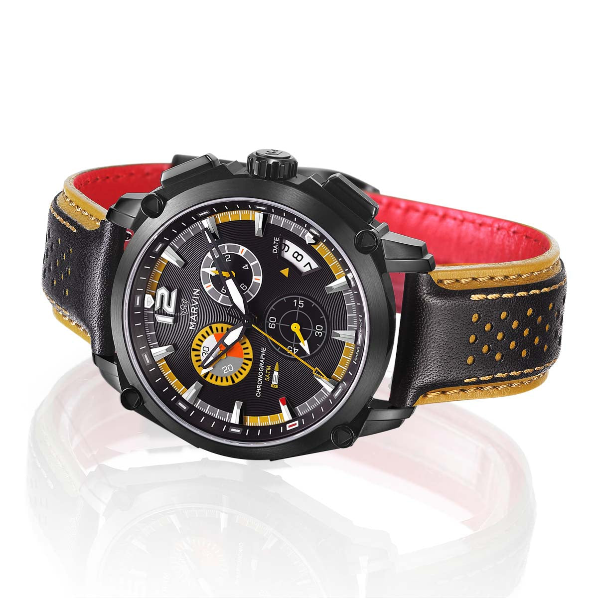 Marvin Other 45mm Black Dial Men's Watch M033.24.94.98