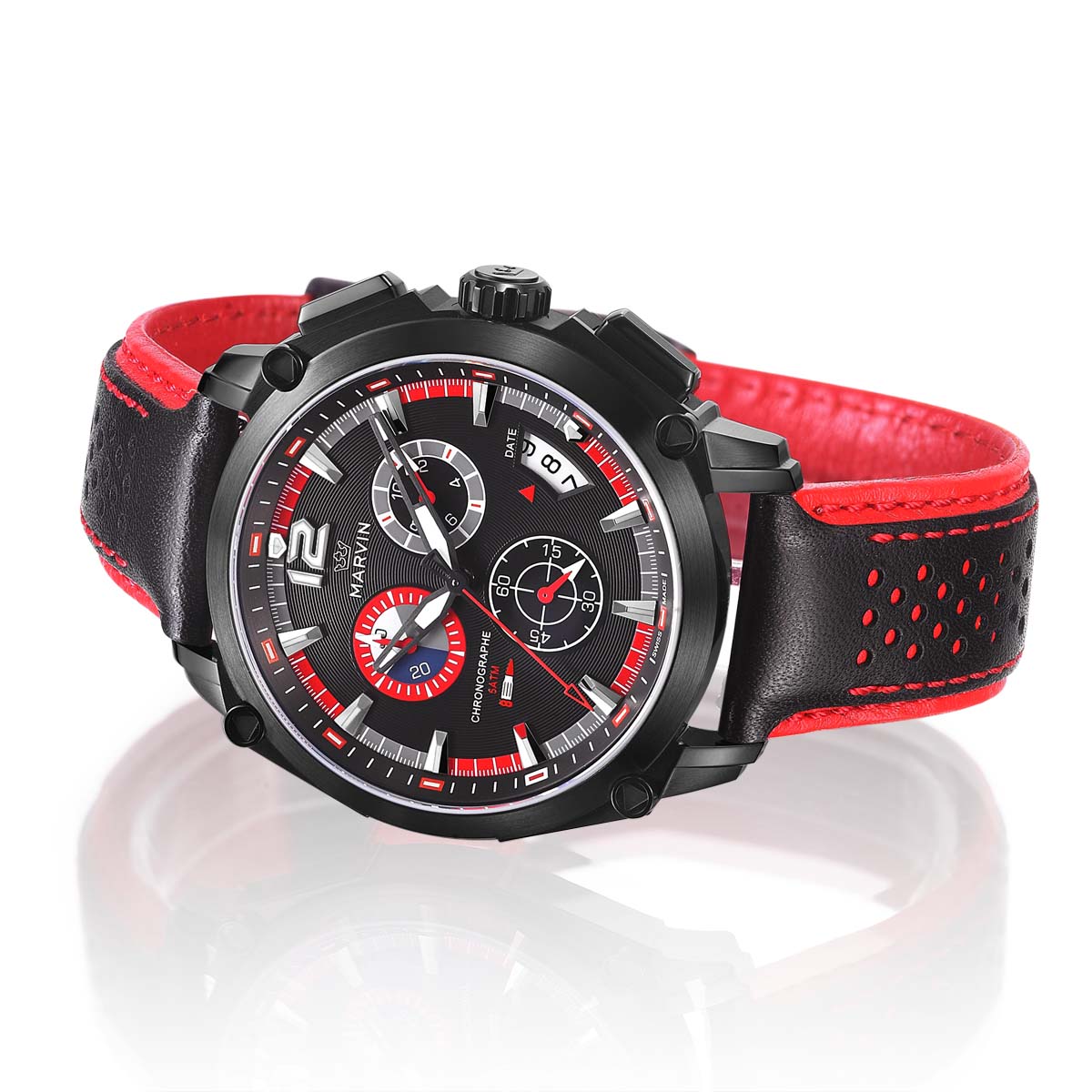 Marvin Other 45mm Black Dial Men's Watch M033.24.48.95
