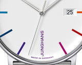 Junghans FORM Quarz Bauhaus Edition 39.3mm White Dial Men's Watch 41/4580.44