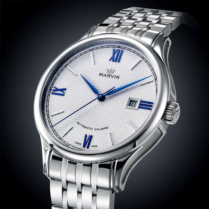 Marvin Malton Round 42mm White Dial Men's Watch M117.13.23.11
