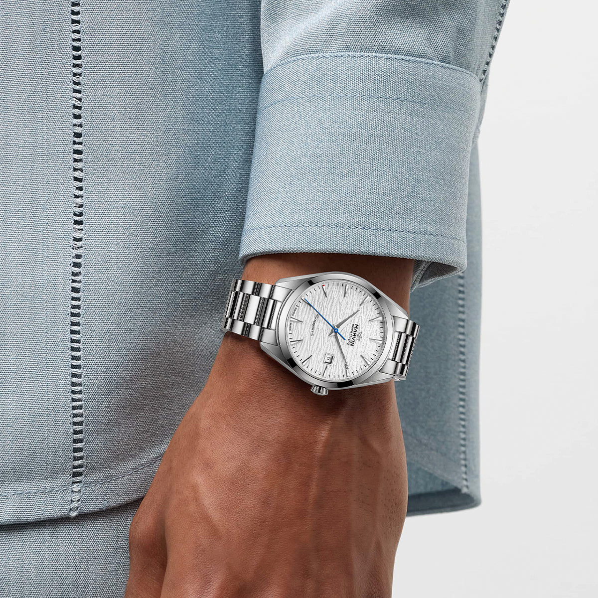 Marvin Other 41mm Birch-Patterned Dial Men's Watch M161.13.31.11