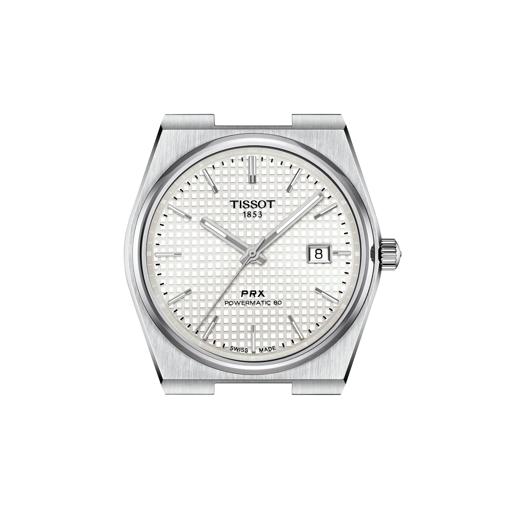 Tissot PRX Powermatic 80 40mm White Mother-of-Pearl Dial Men's Watch T1374071111100