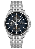 Junghans Meister S Chronoscope 45mm Dark Blue/Black Dial Men's Watch 27/4228.45