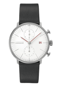 Junghans Max Bill Chronoscope Bauhaus 40mm Matt White Dial Men's Watch 27/4303.02