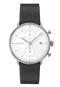 Junghans Max Bill Chronoscope Bauhaus 40mm Matt White Dial Men's Watch 27/4303.02
