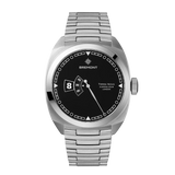 Bremont Terra Nova 40.5mm Jumping Hour Black Lacquered Dial Men's Watch TN40-JH-SS-BK-B