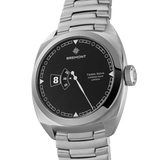 Bremont Terra Nova 40.5mm Jumping Hour Black Lacquered Dial Men's Watch TN40-JH-SS-BK-B