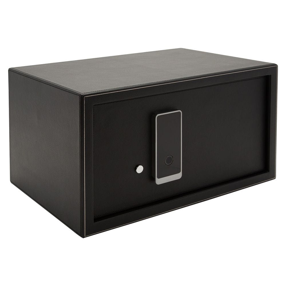 WOLF The Den 4 Piece Watch Winder Safe Black 430402